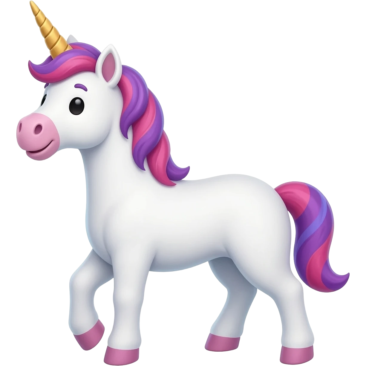 unicorn singing emoji