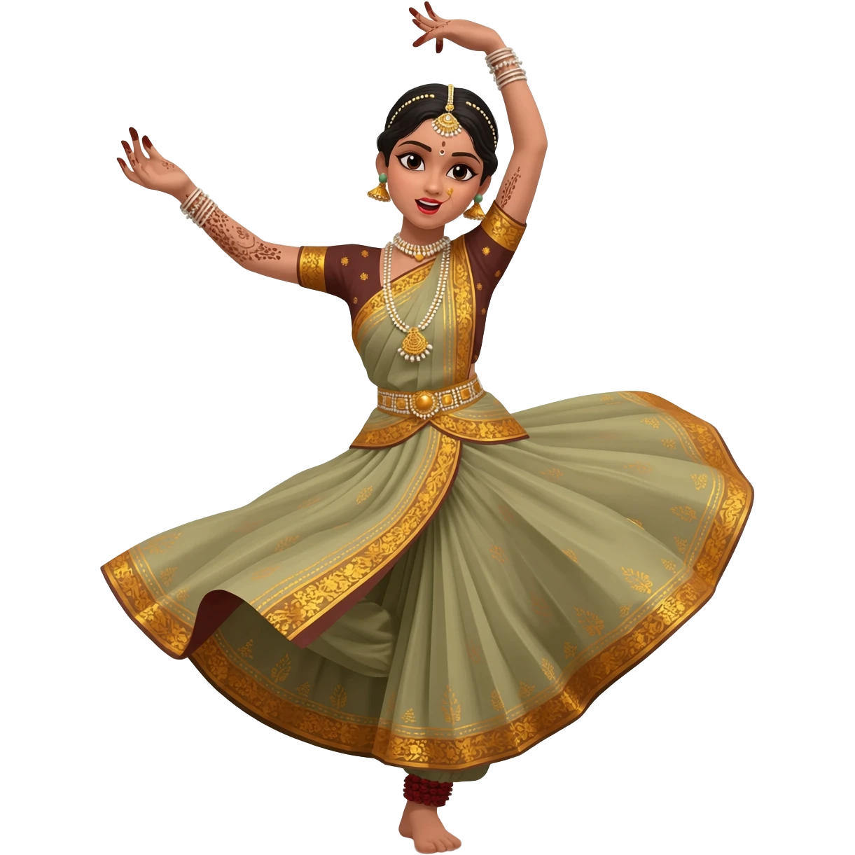 Kathak girl emoji