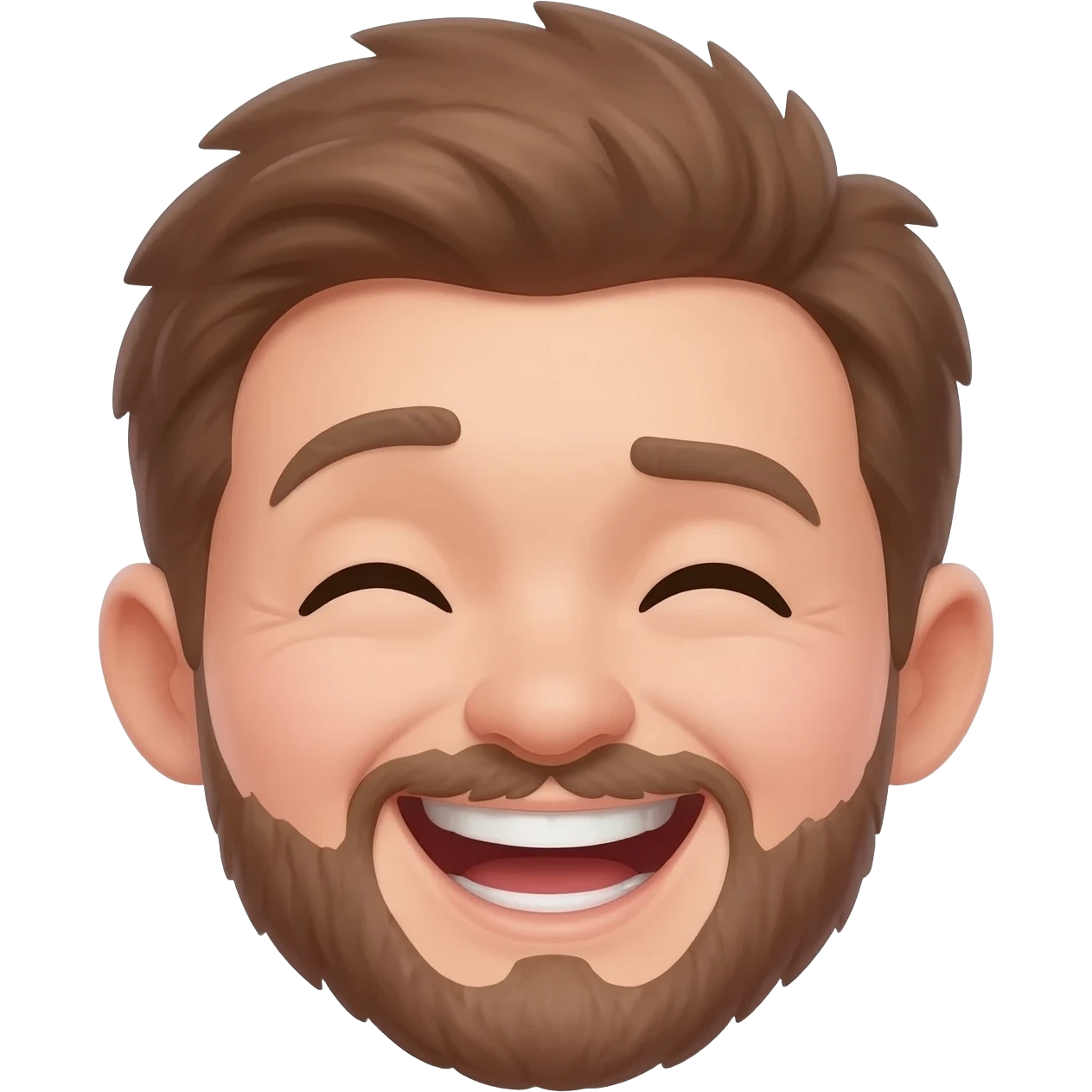 Someone laughs until death emoji