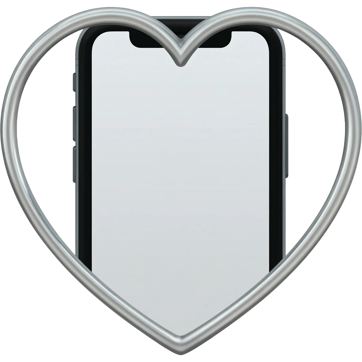 corazón bordo iphone emoji