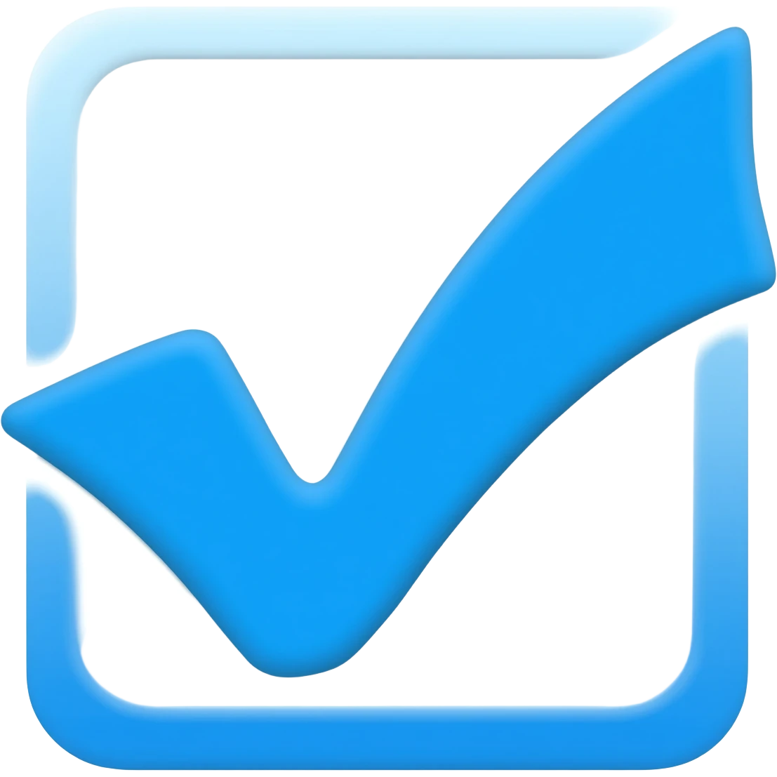 Verificado azul palomita emoji