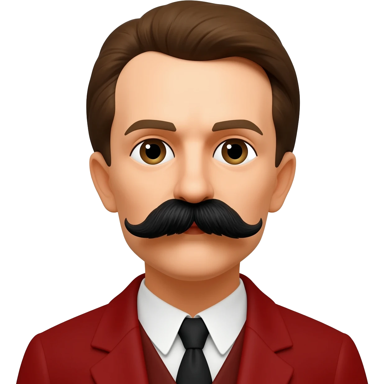 emoticon with Nietzsche moustache emoji