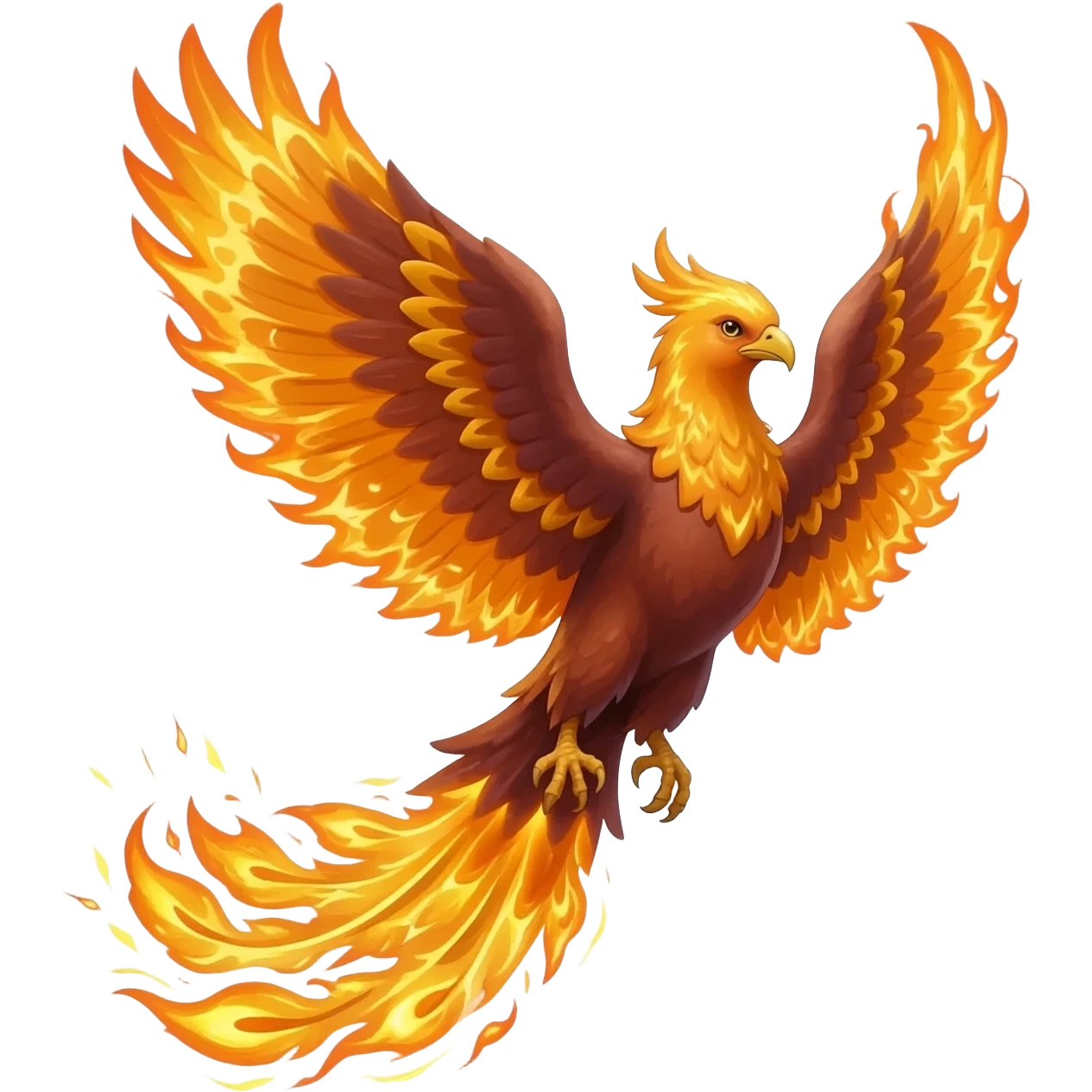 brown phoenix emoji