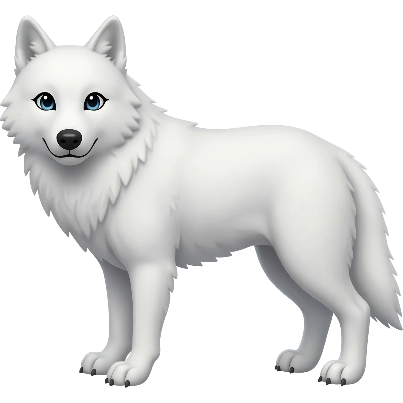 lobo branco emoji