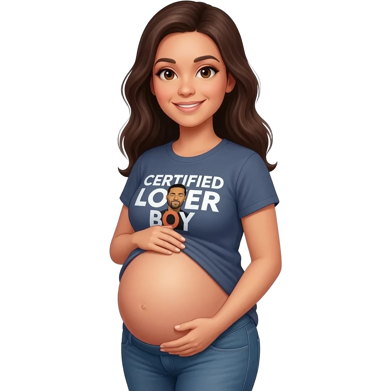 Pregnant women certified lover boy  drake emoji