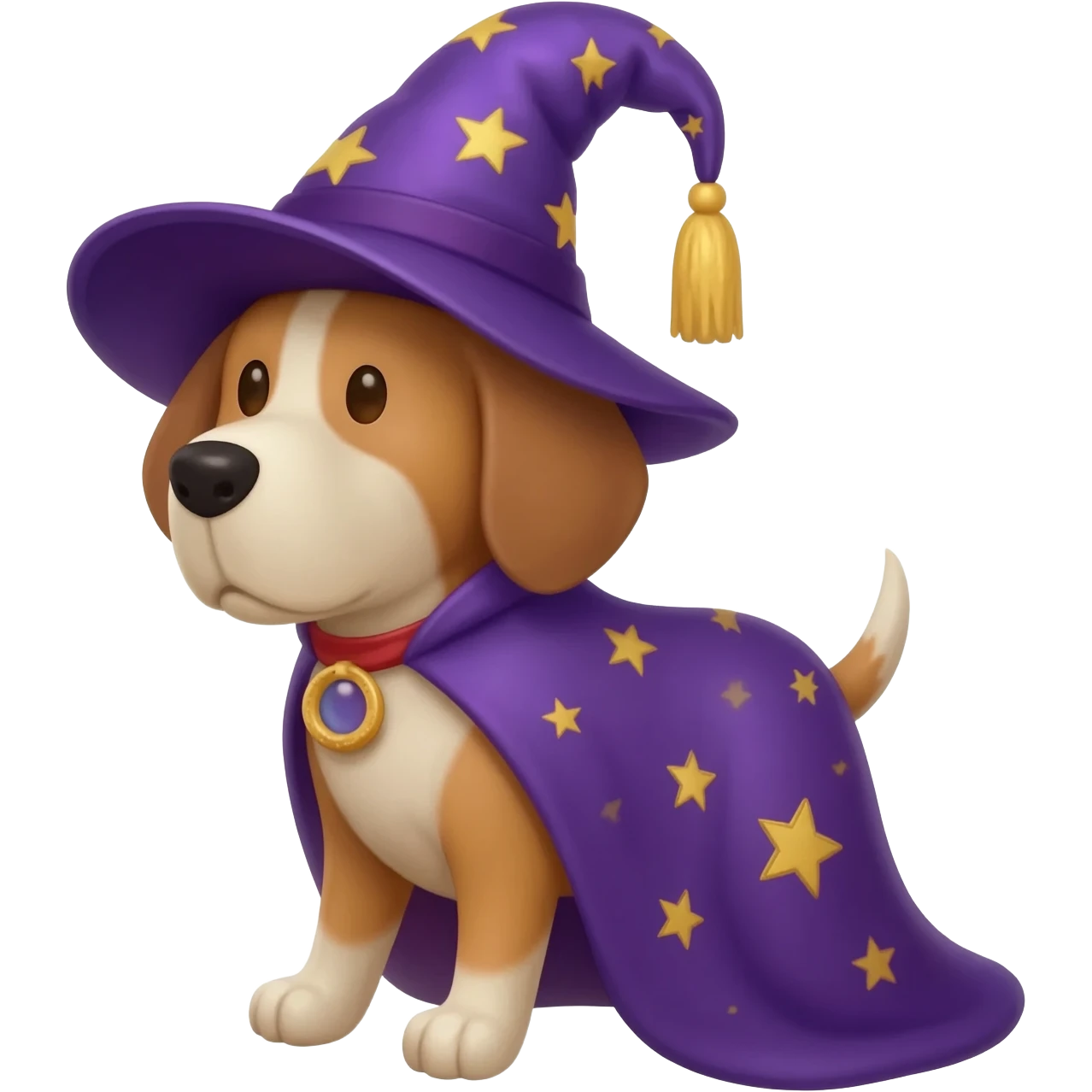 Dog wizard emoji