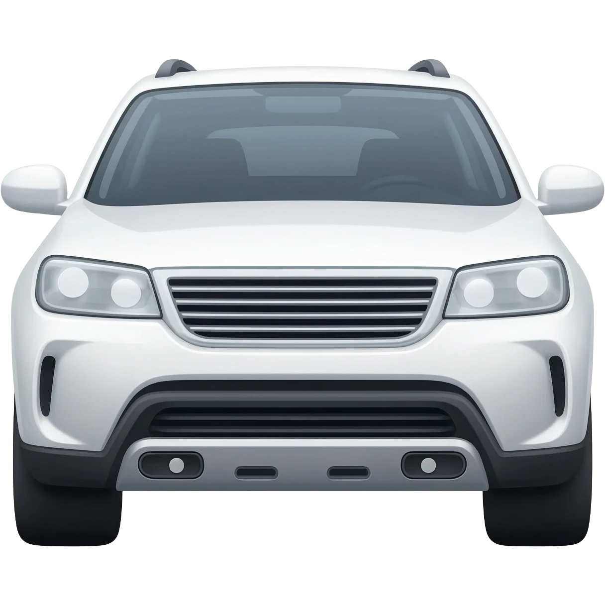 White suv emoji