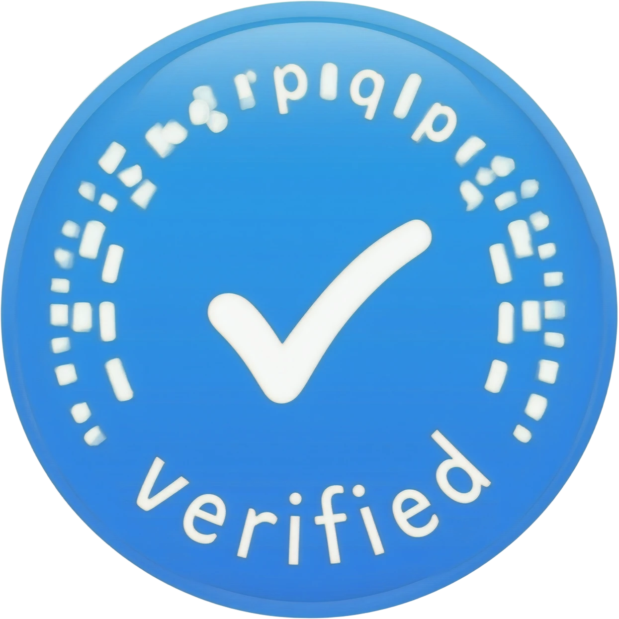 Verificado azul palomita emoji