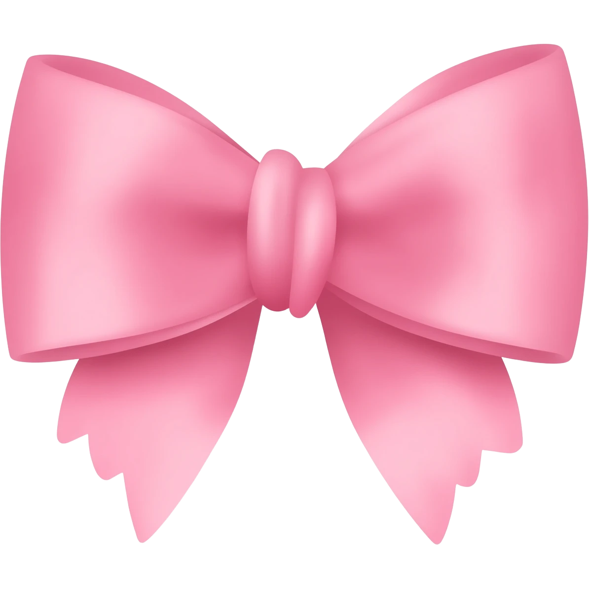pink hairbow thin emoji