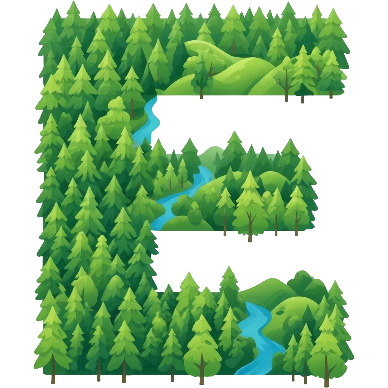 БУКВА E С ЛАНДЫШАМИ emoji