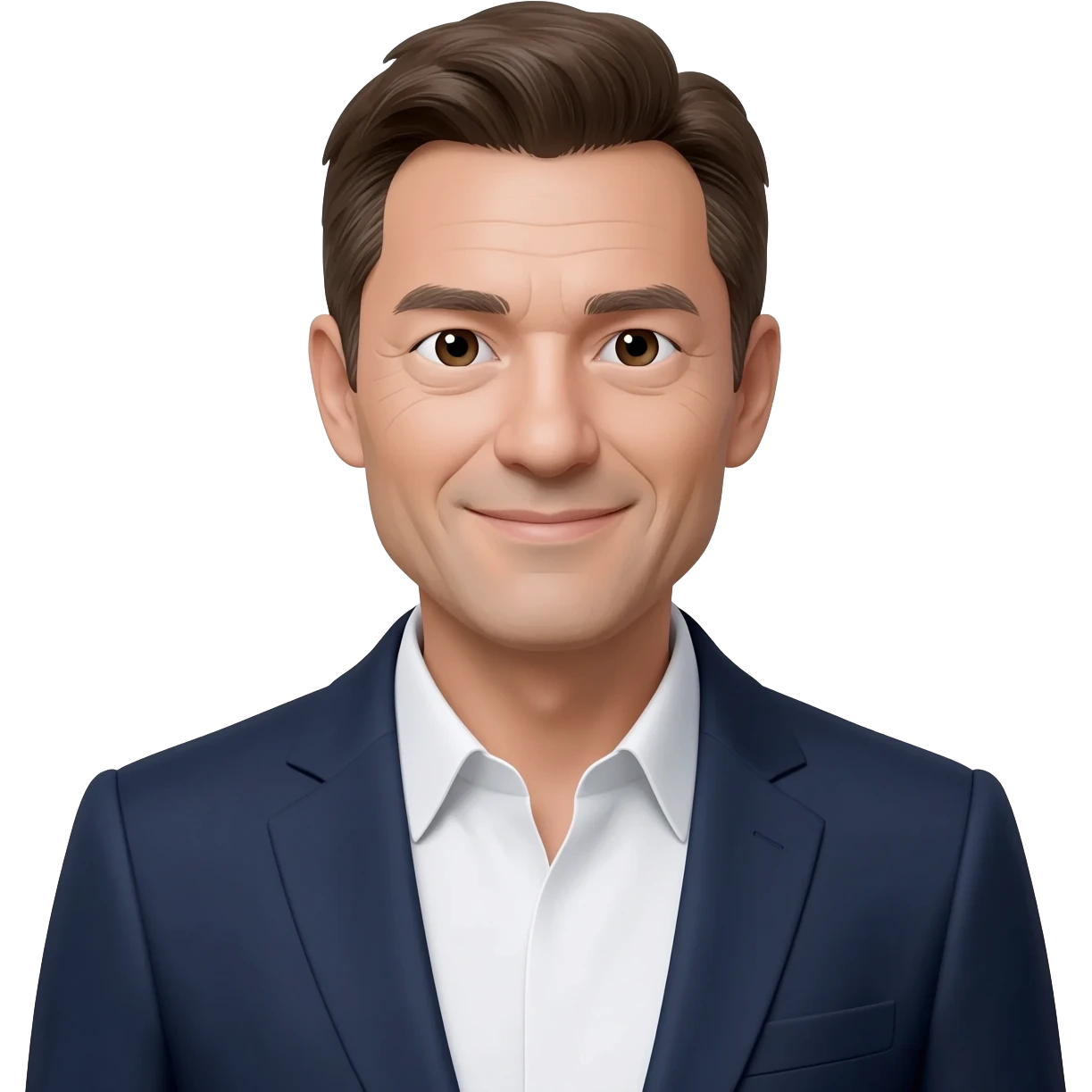 middle aged confident man emoji