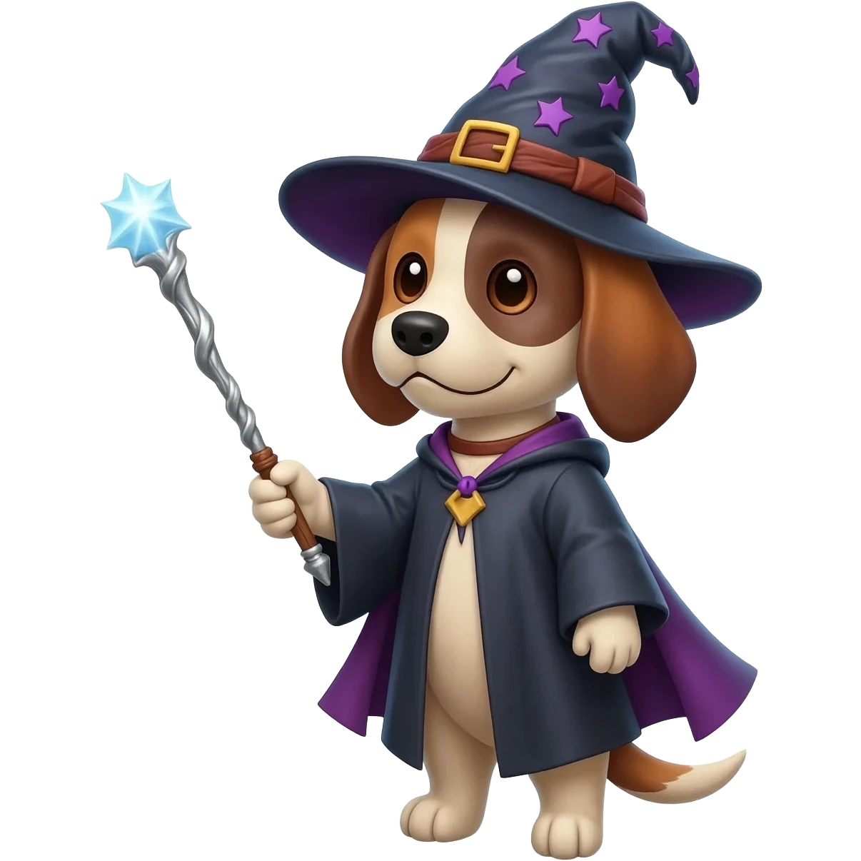 Dog wizard emoji