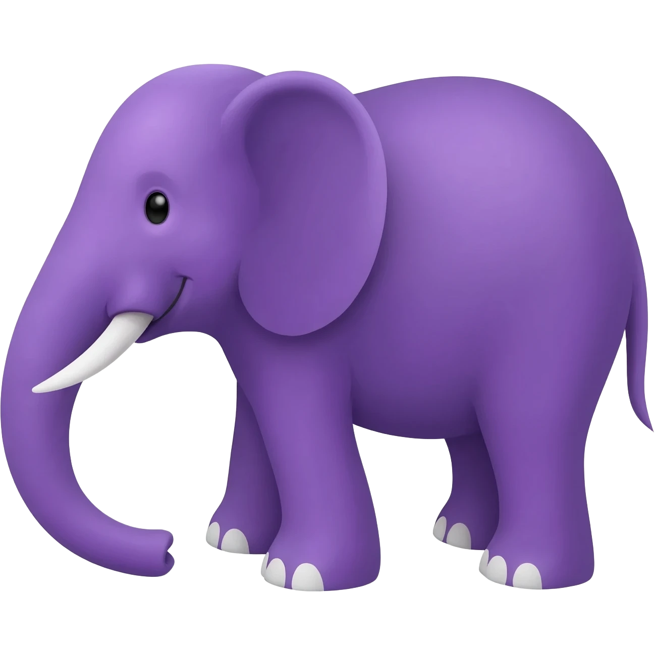 Purple elephant emoji