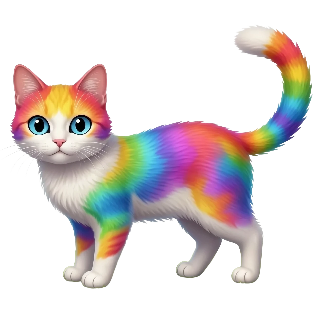 Rainbow Cat emoji
