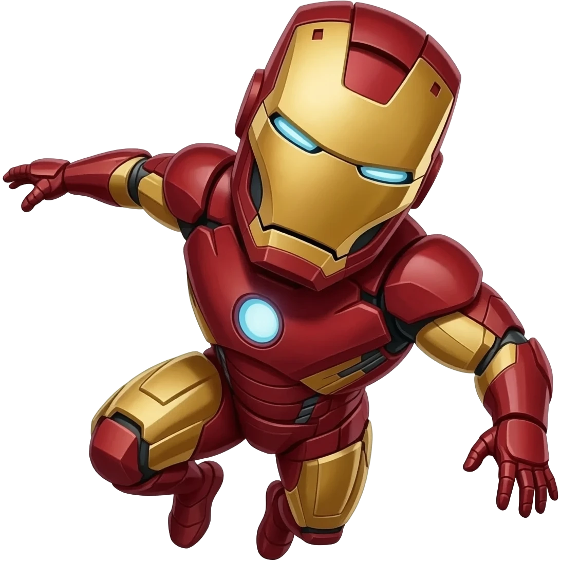 Ironman landing pose emoji