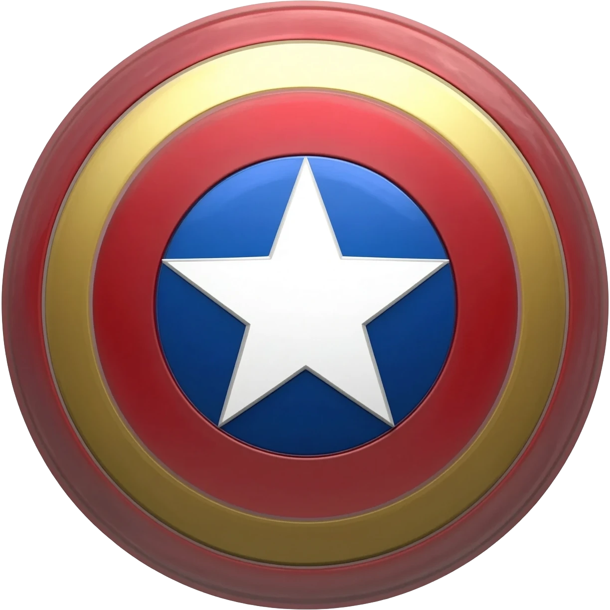 Captain America shield emoji