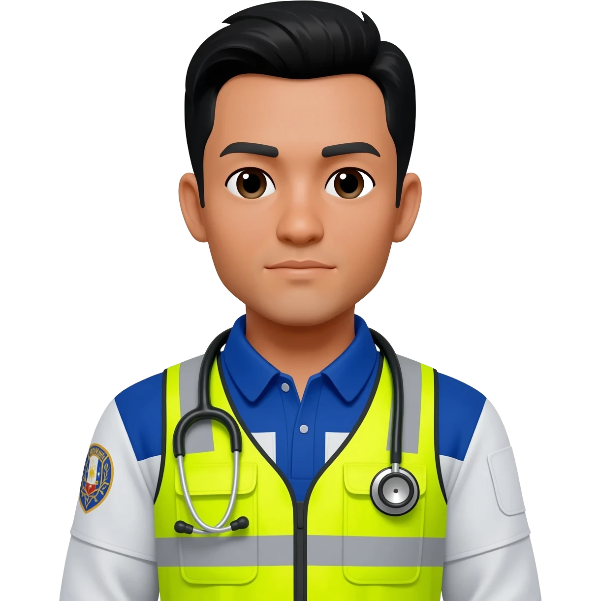 Filipino man paramedic uniform emoji