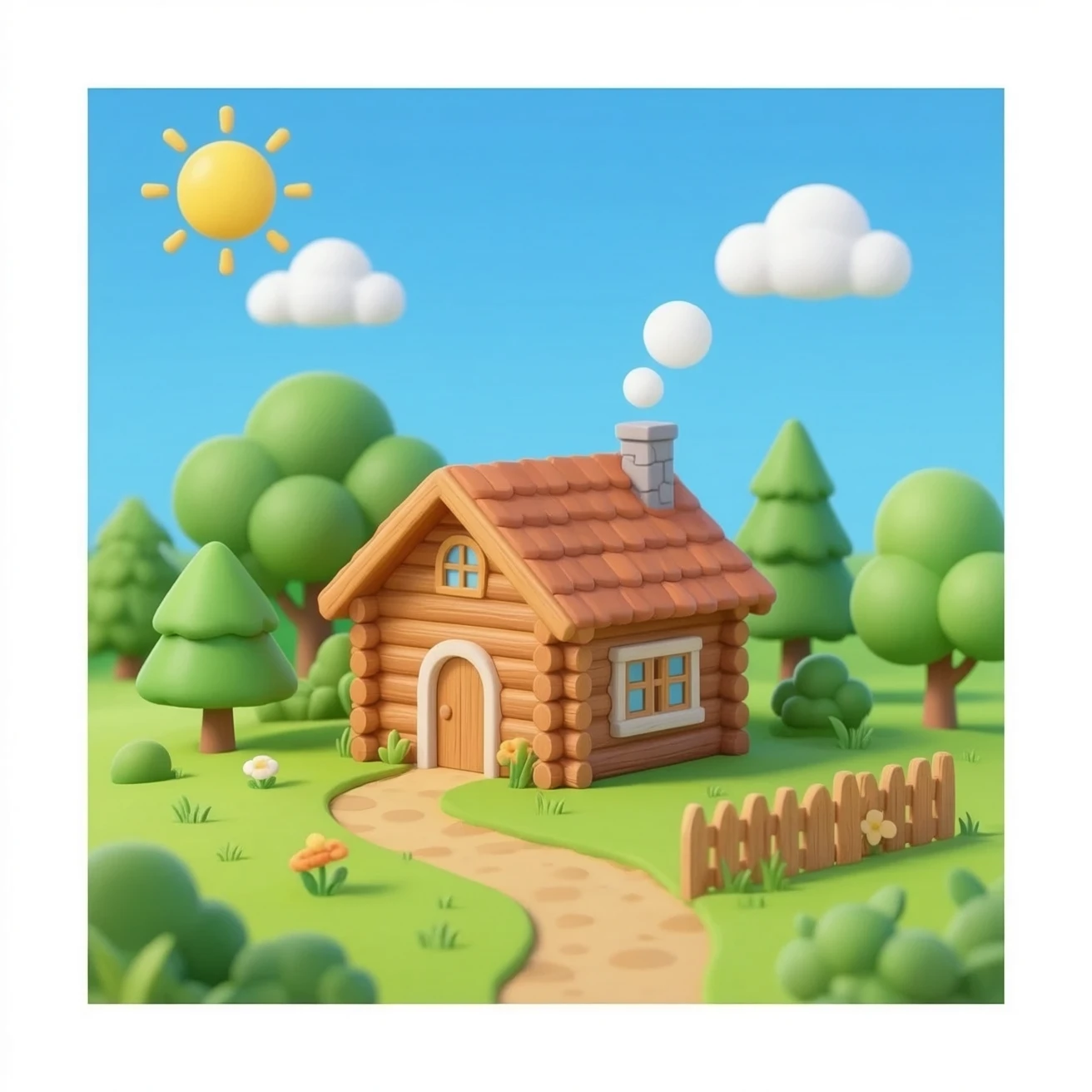 дом избушка emoji