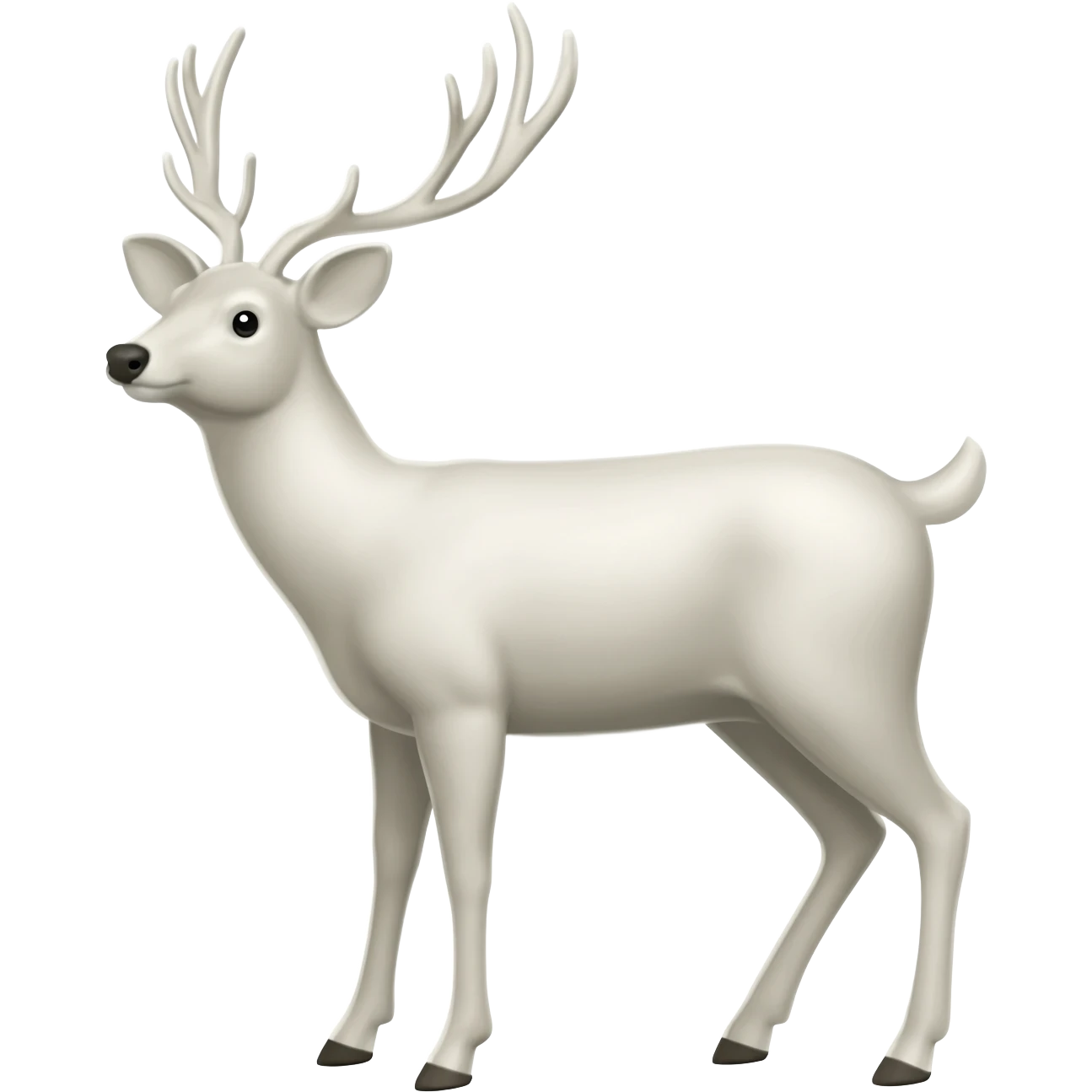 white deer emoji