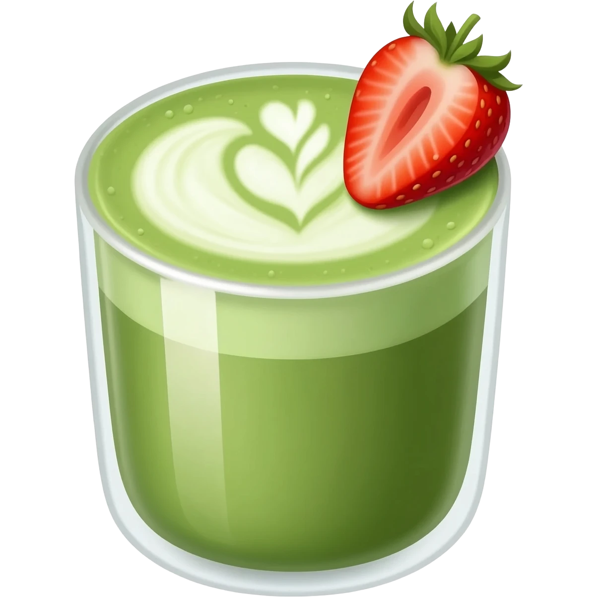 Strawberry Matcha emoji