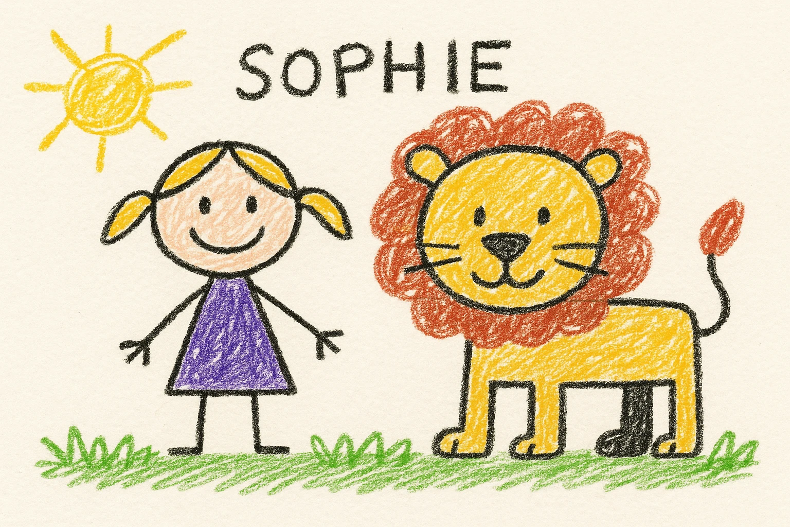 Sophie hat lion emoji