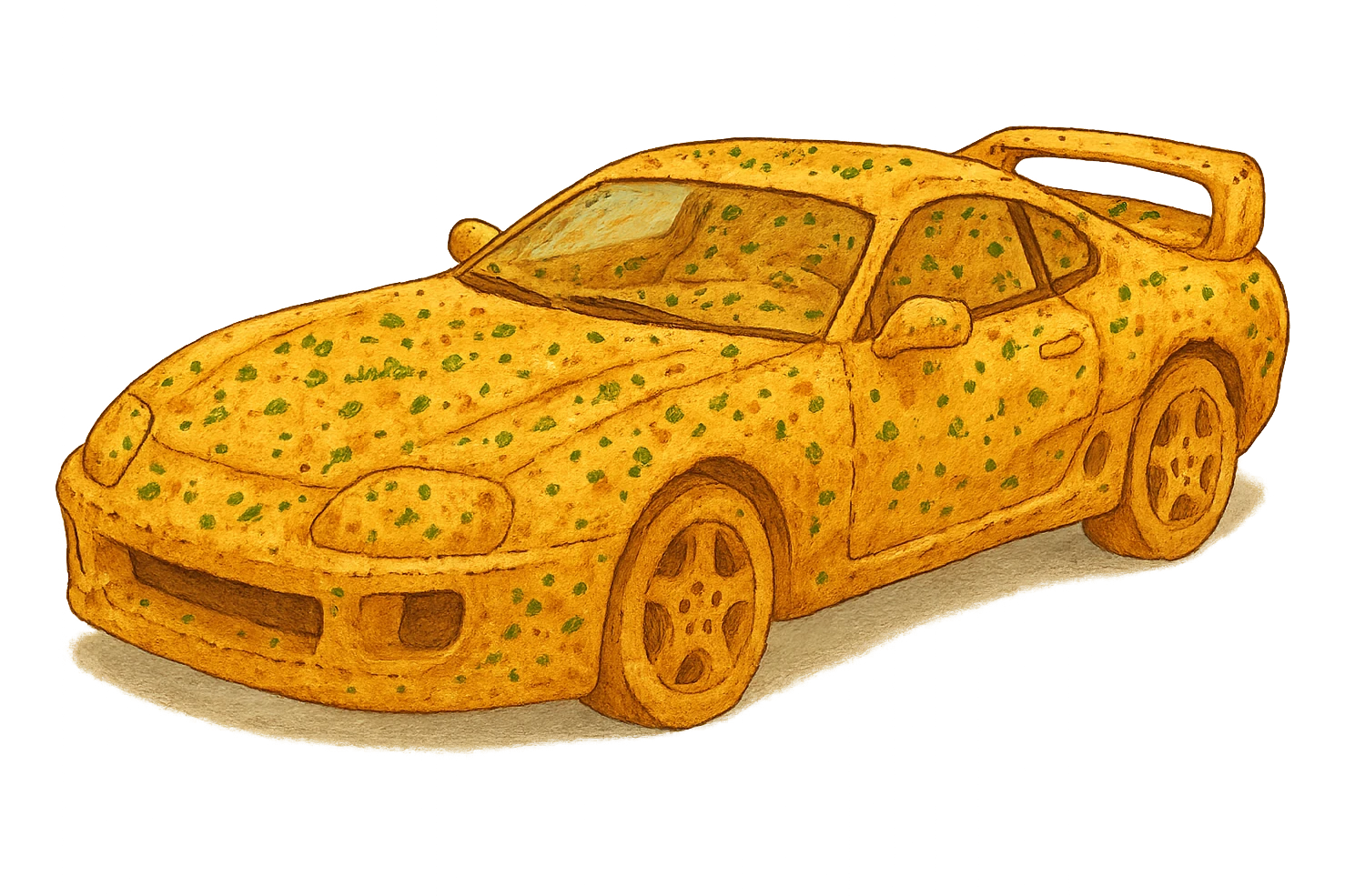 A supra, except it’s garlic bread  emoji
