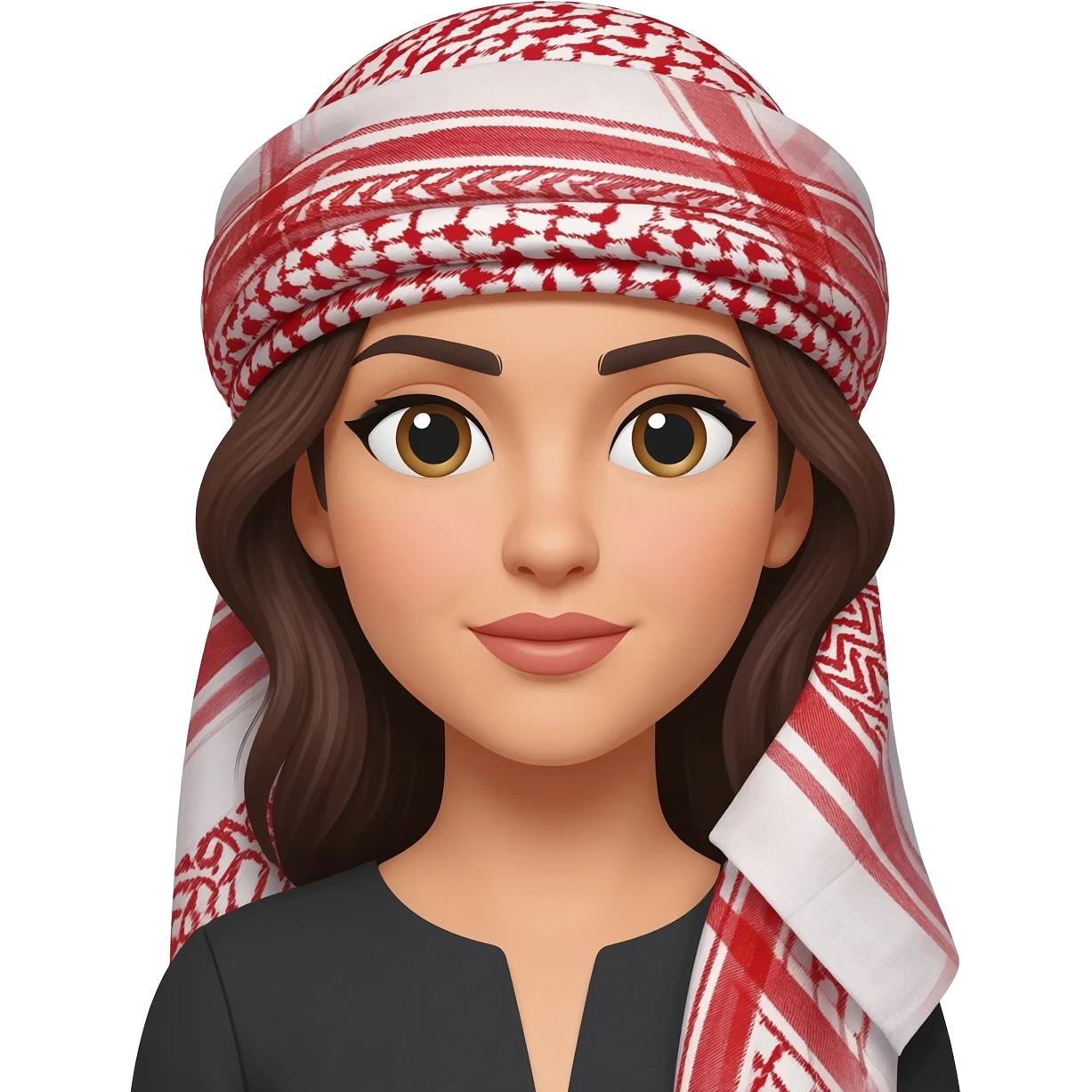 Keffiyeh resistance emoji islamic wearing a girl emoji