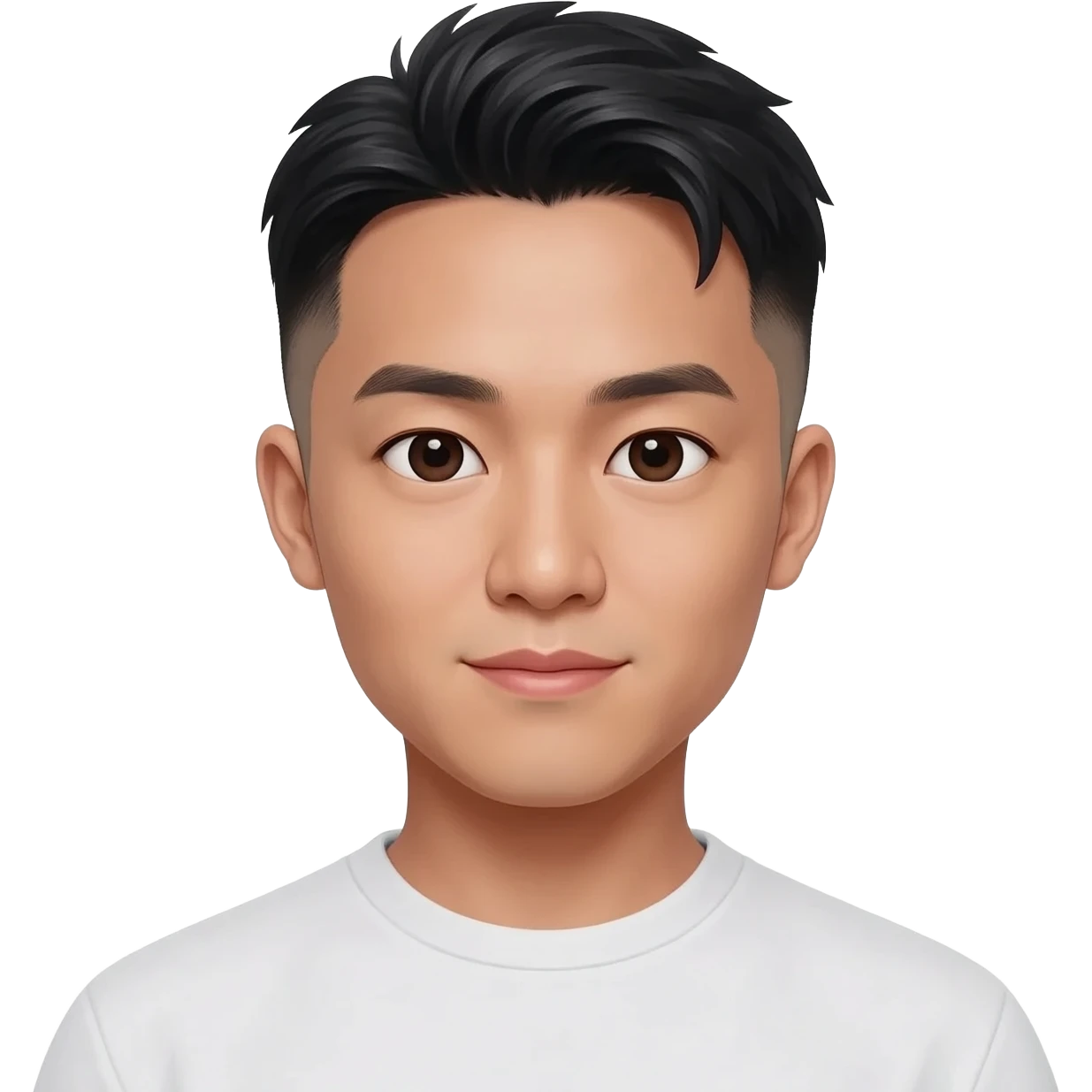 Filipino korean man fade hair cut 25 year old  emoji