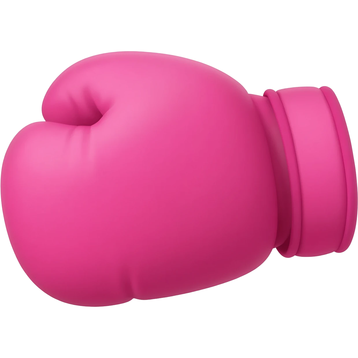 Pink boxer glove emoji