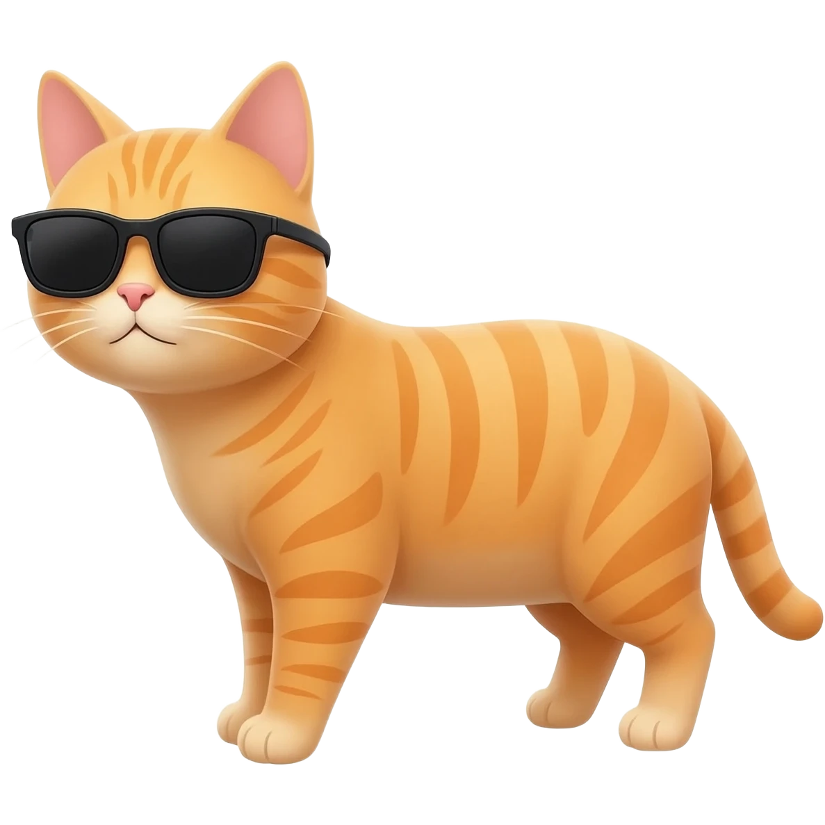 Cat wearing sunglasses emoji
