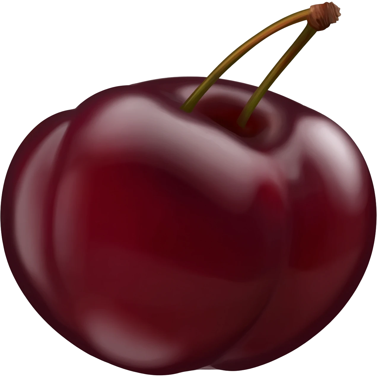 i want dark cherries with black emoji