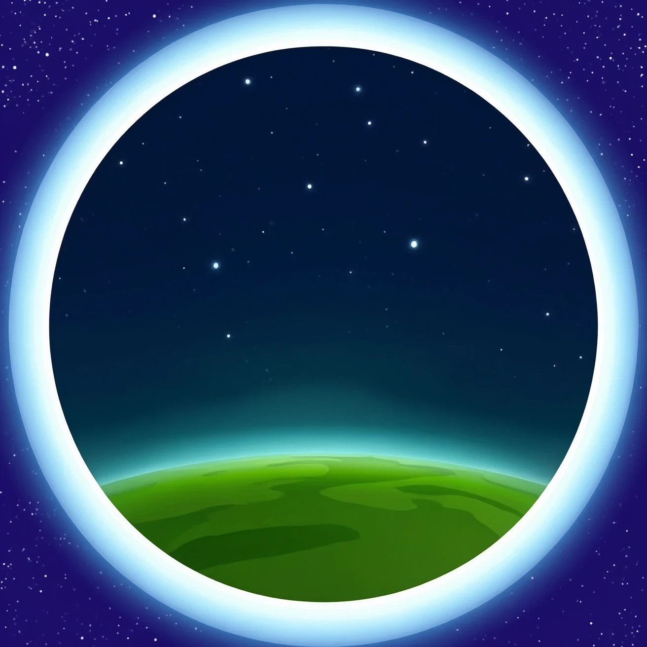 Core inside planet earth emoji