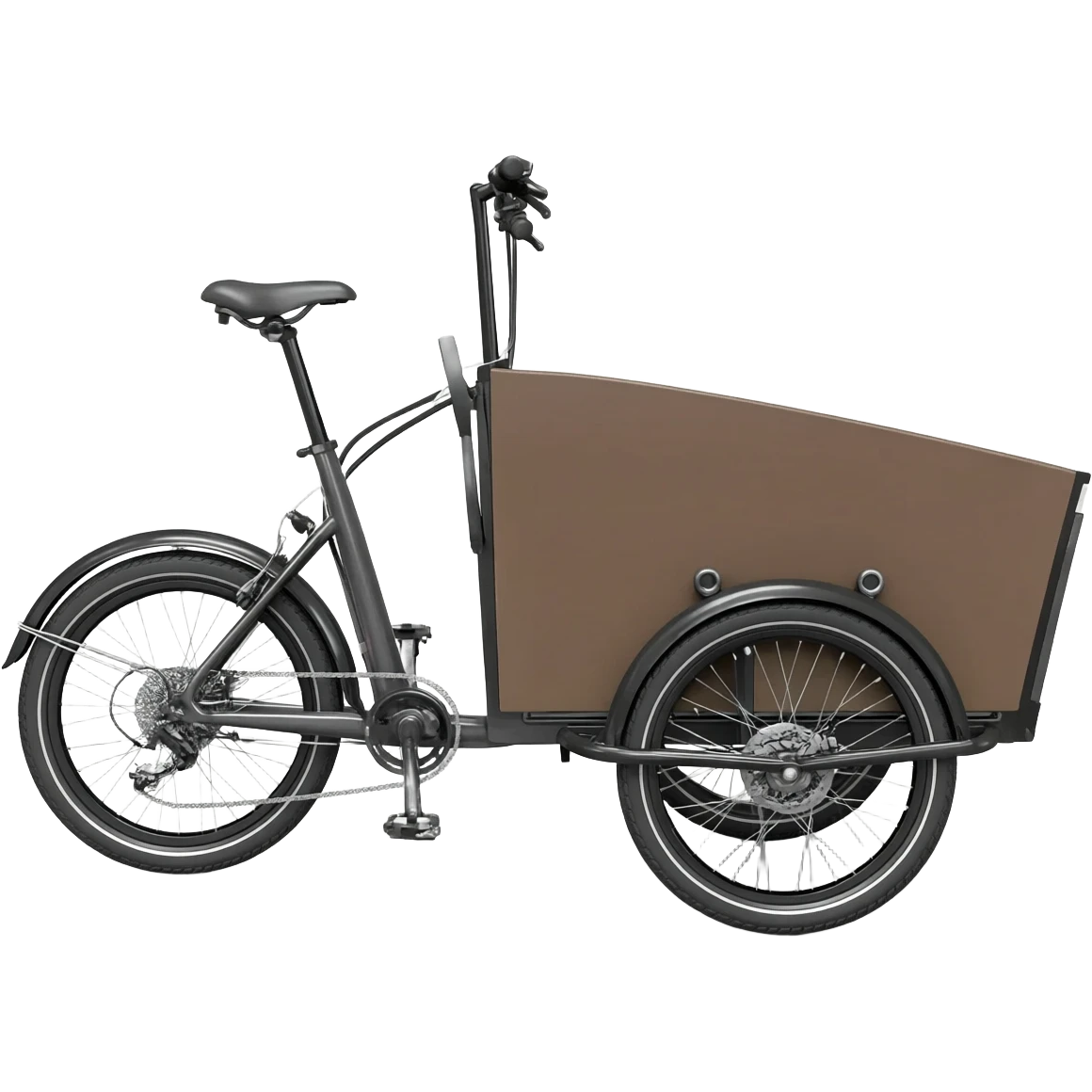 Front loader "long-john" cargo bike emoji