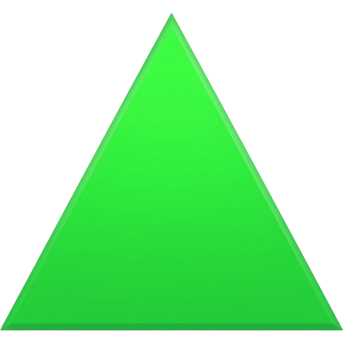 green triangle emoji