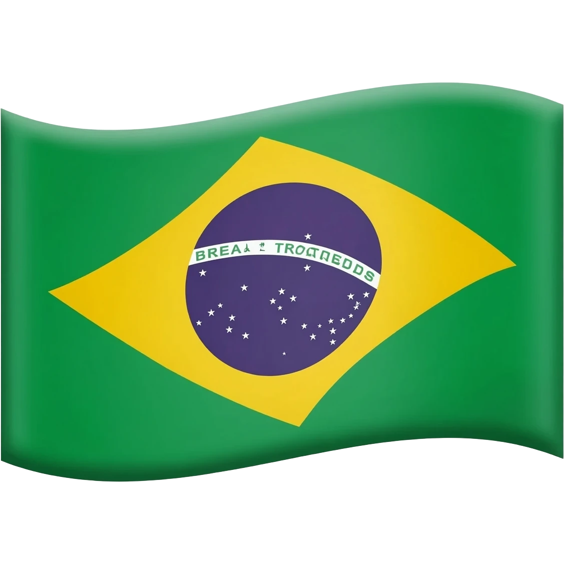 Uma bandeira do brasil emoji
