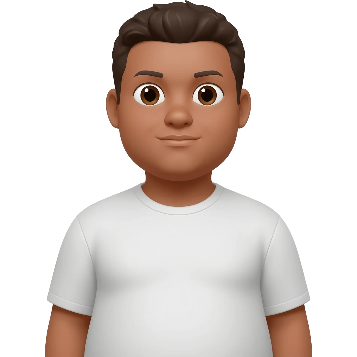Obese light brown skin teenager standing up emoji