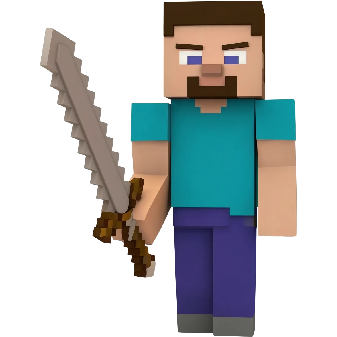 Minecraft steve full body emoji