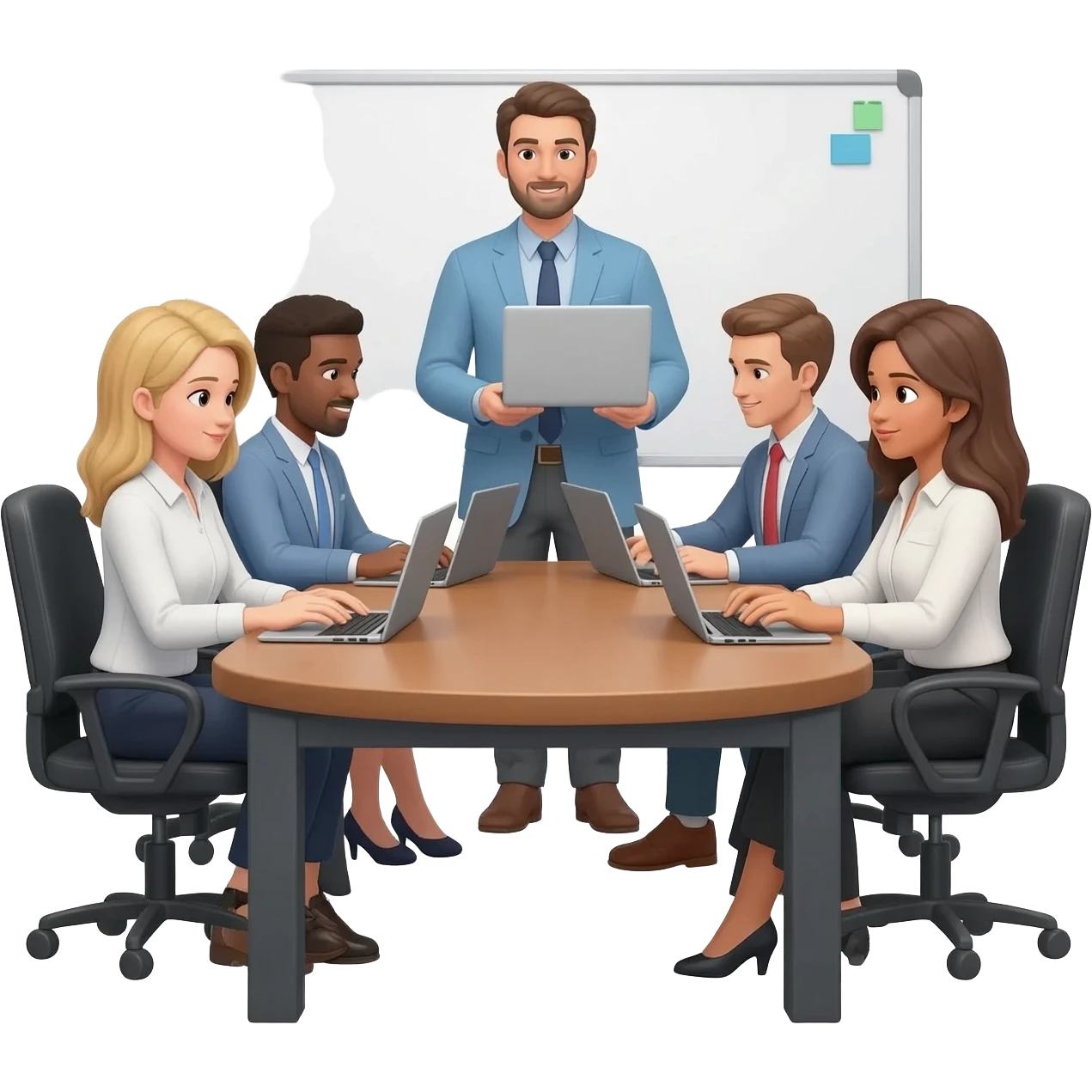 trabajo en equipo junto a nuestra empresa emoji