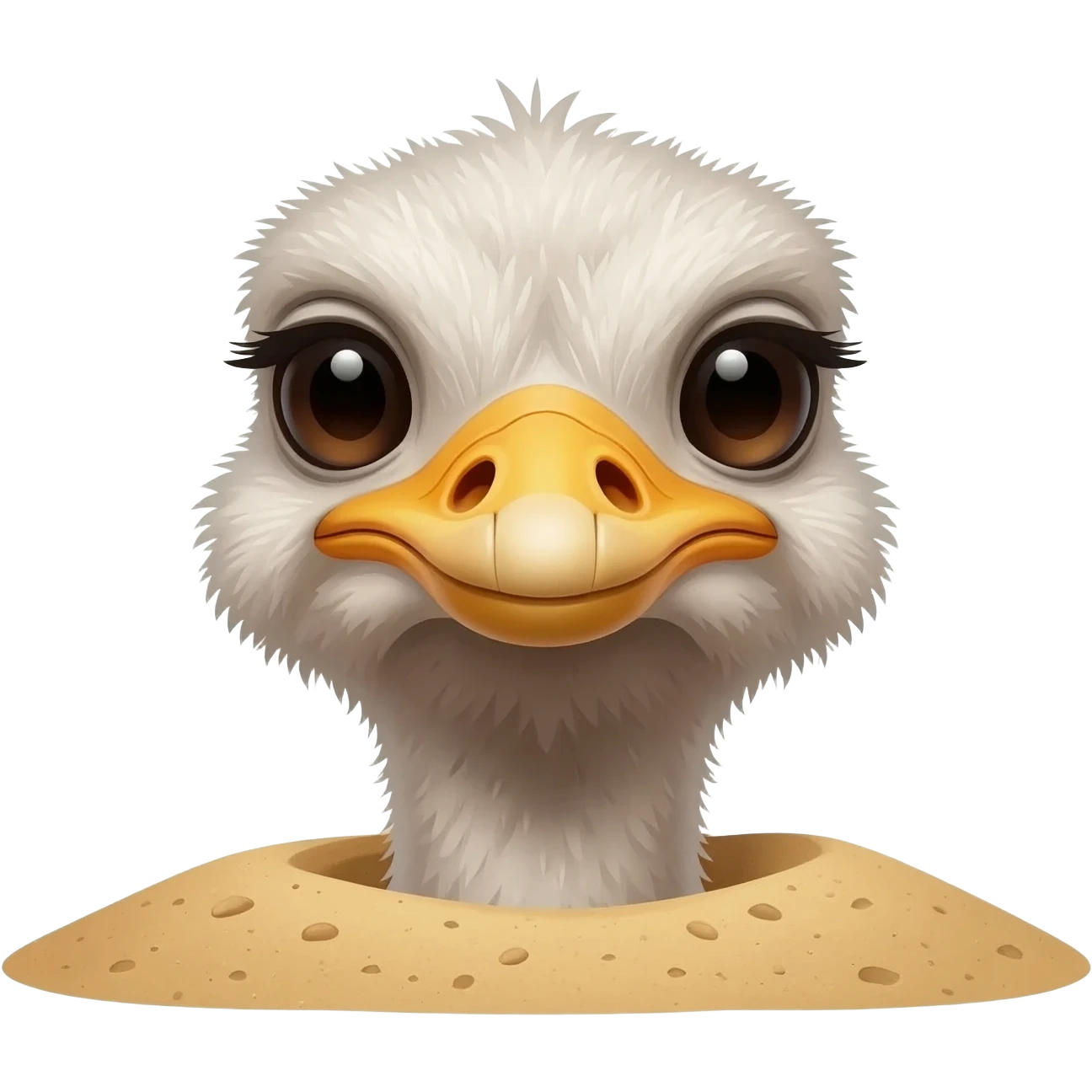 ostritch head in sand emoji