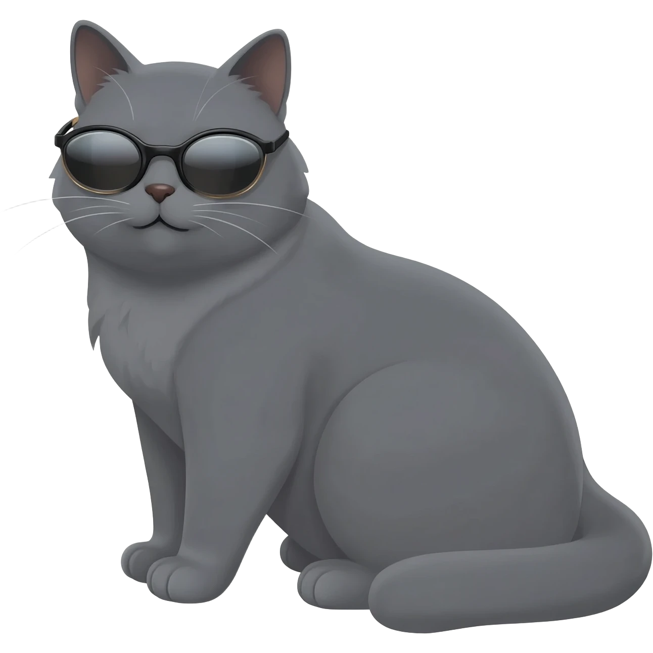Cat wearing sunglasses emoji