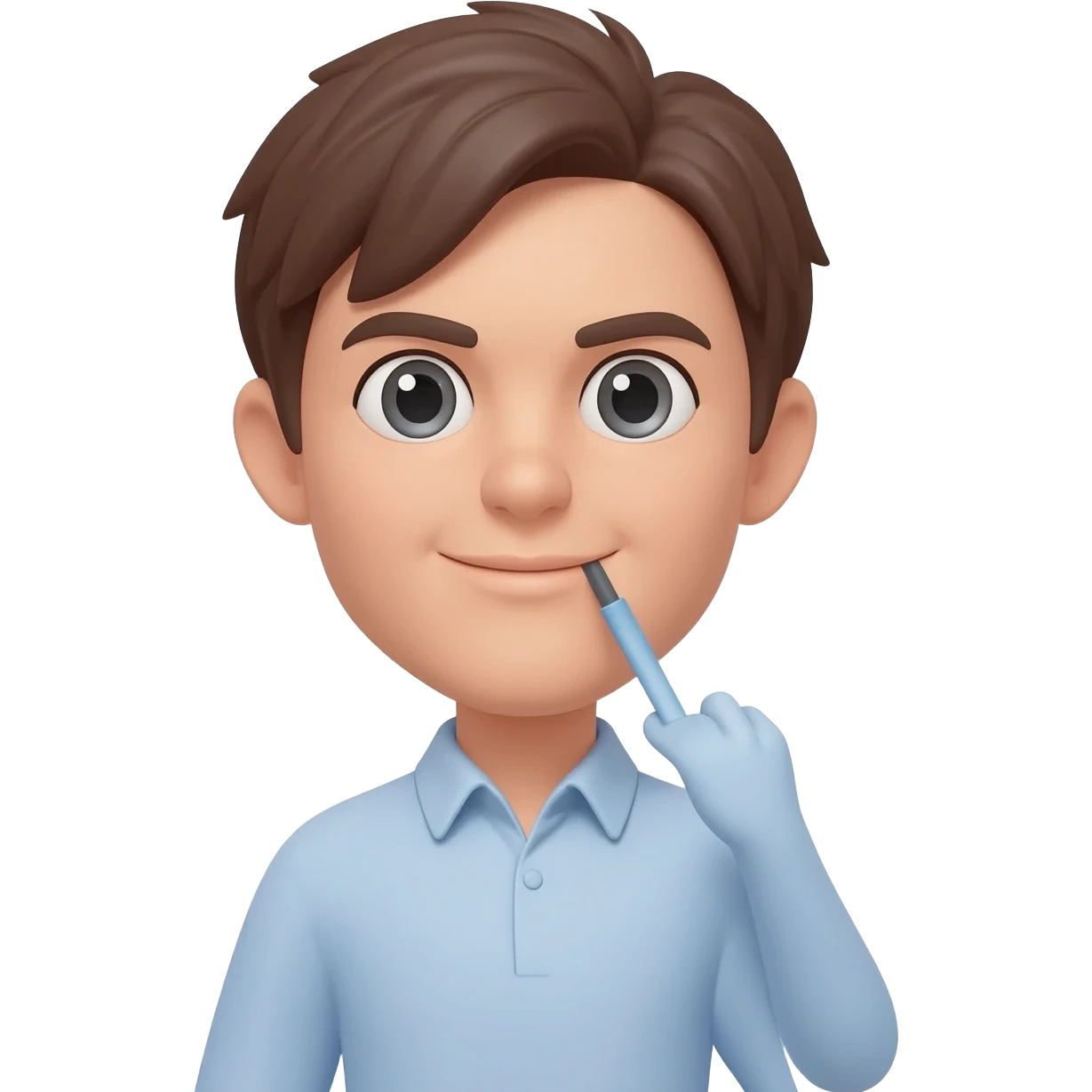 analyzing a face emoji