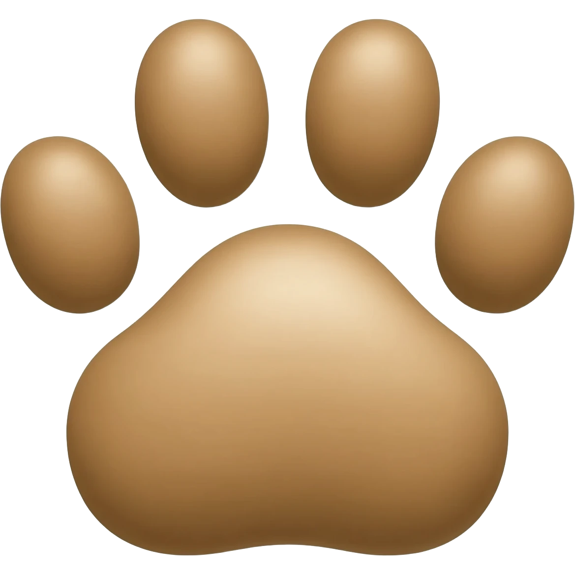 deux empreintes de chien emoji