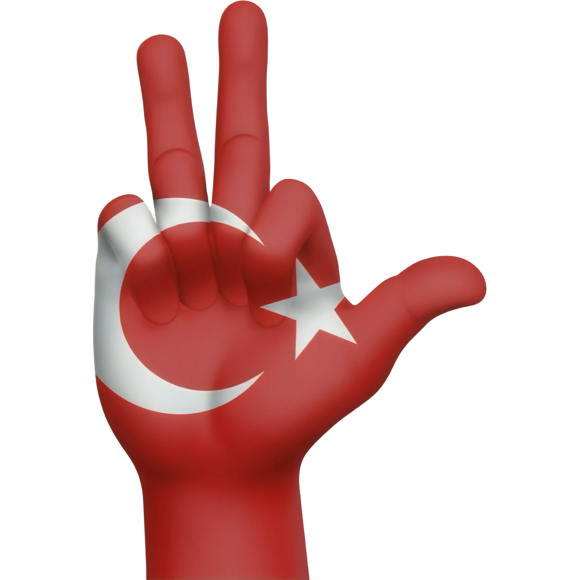 Turkish middle finger thumb been fingers emoji