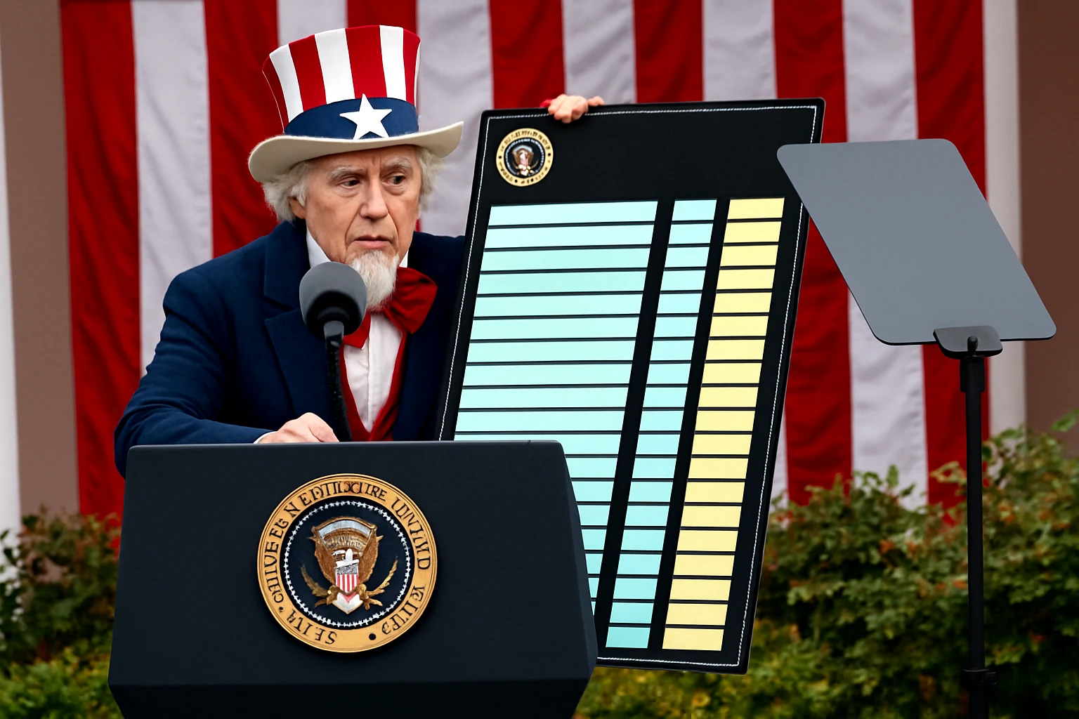 replace Trump with Uncle Sam  emoji
