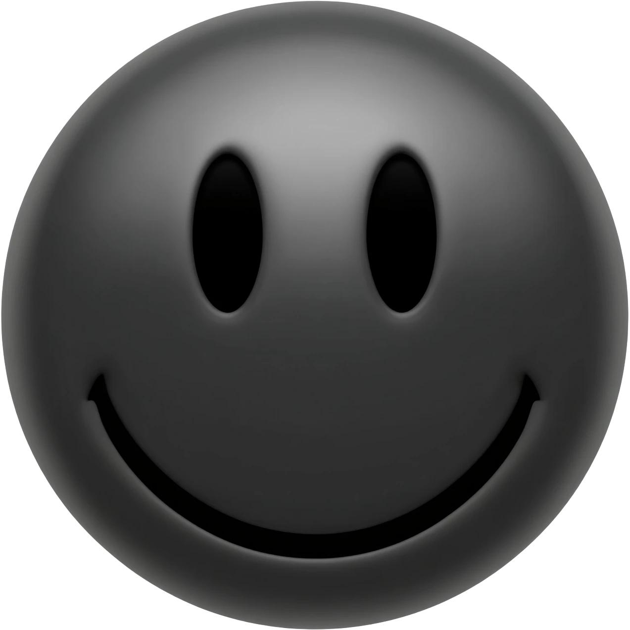 generate a smiley face crazy black emoji