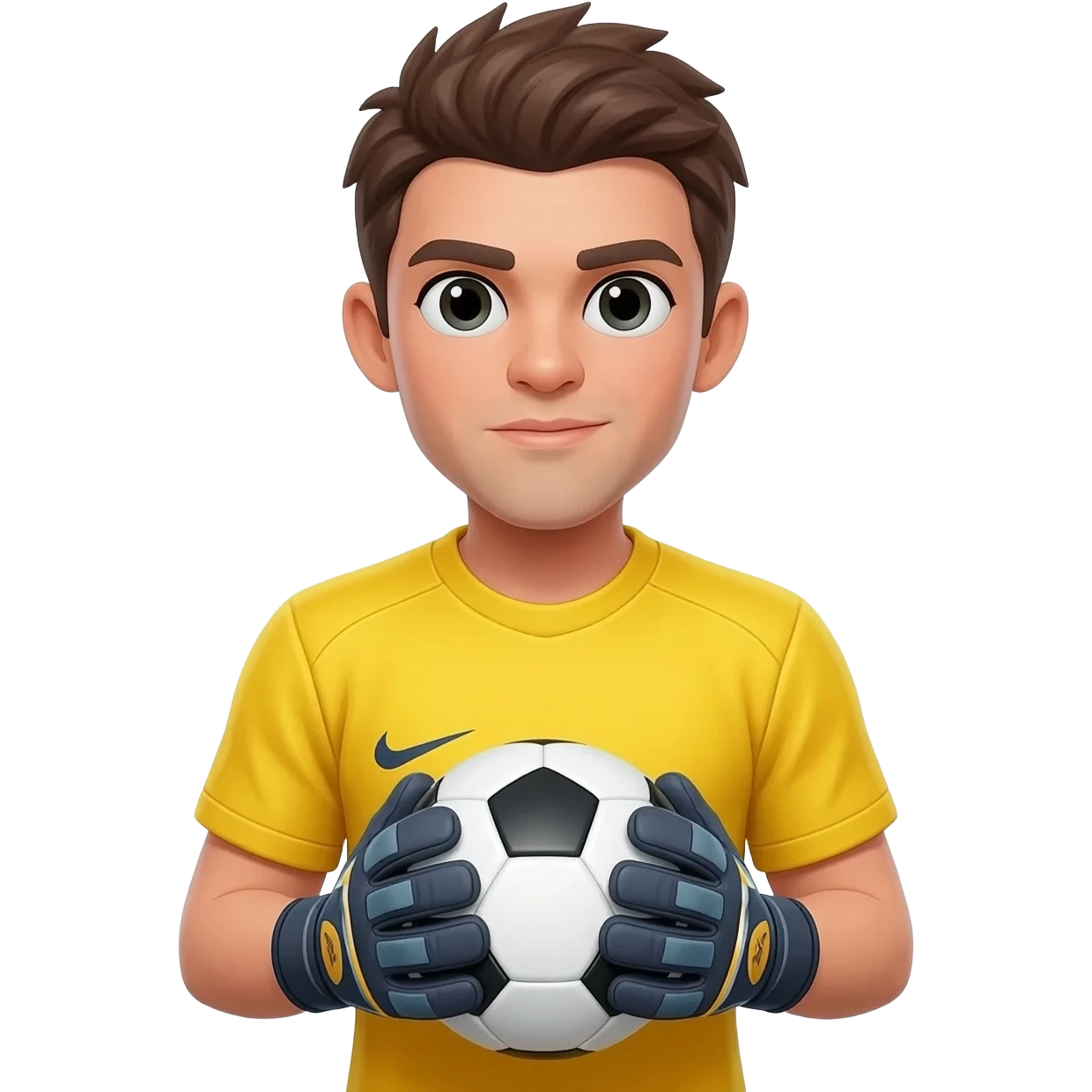 make a football goalkeeper emoji please emoji