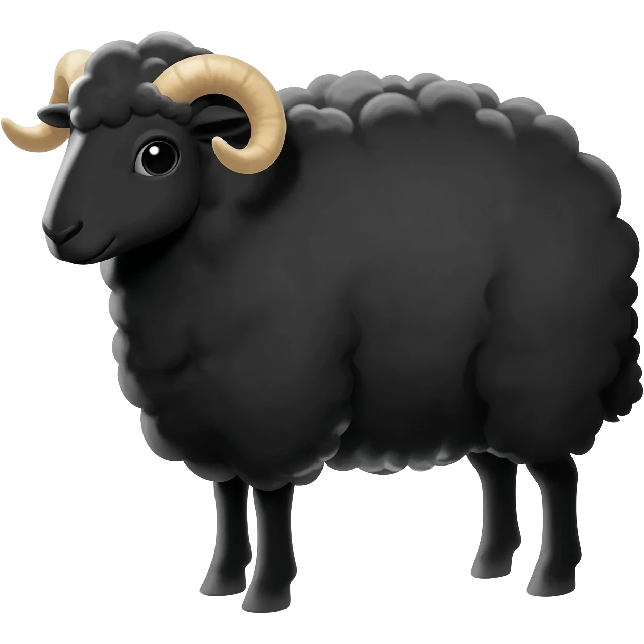 Black sheep emoji