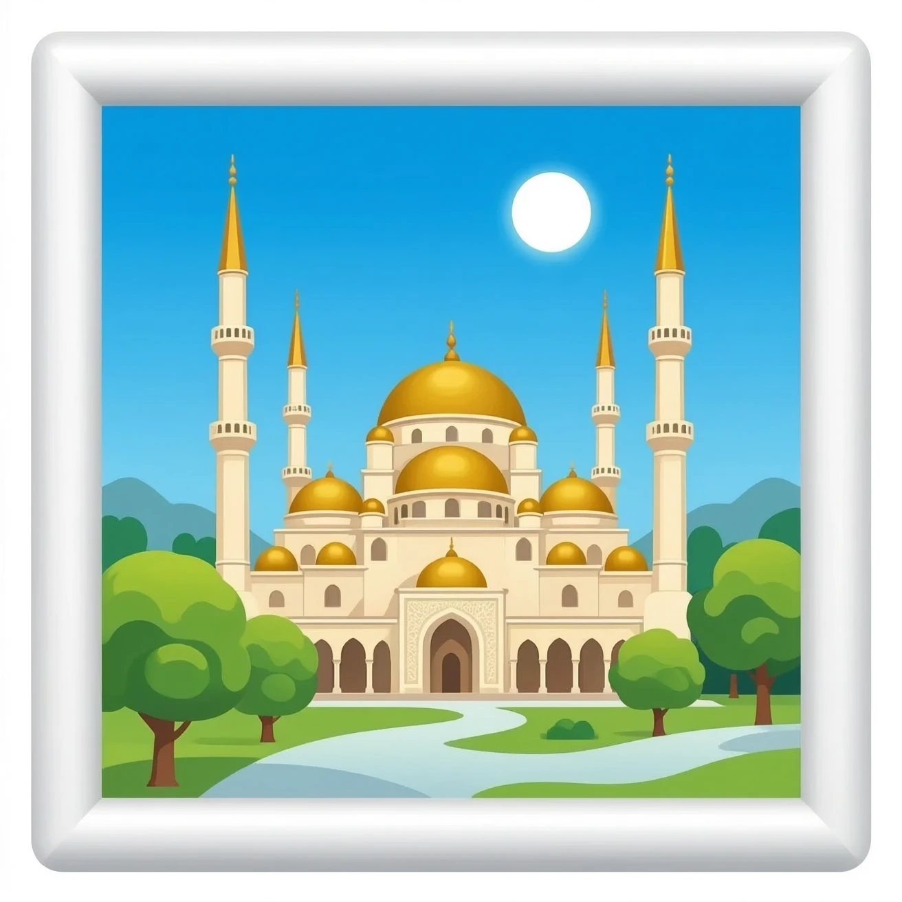 mosque bronze emoji