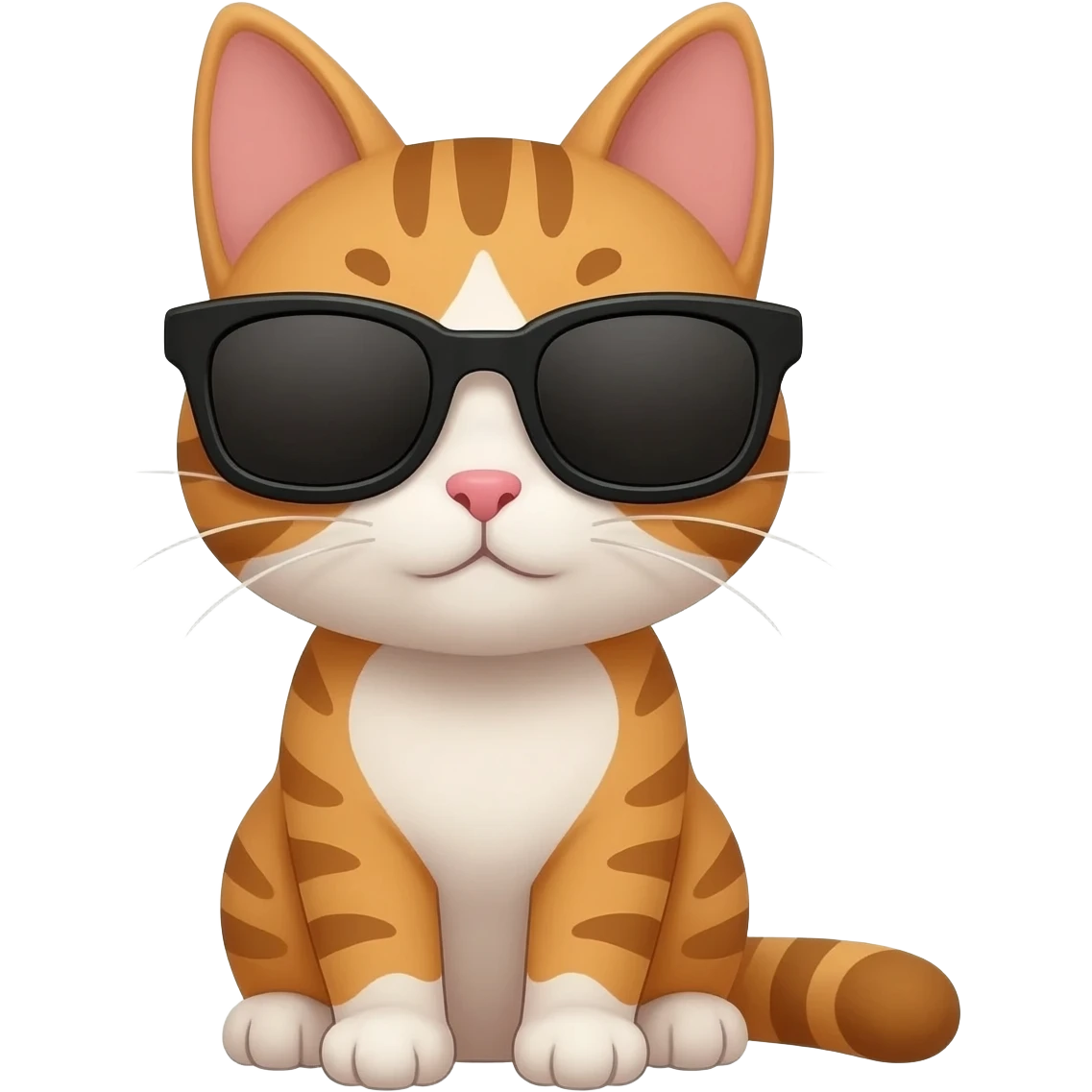 Cat wearing sunglasses emoji
