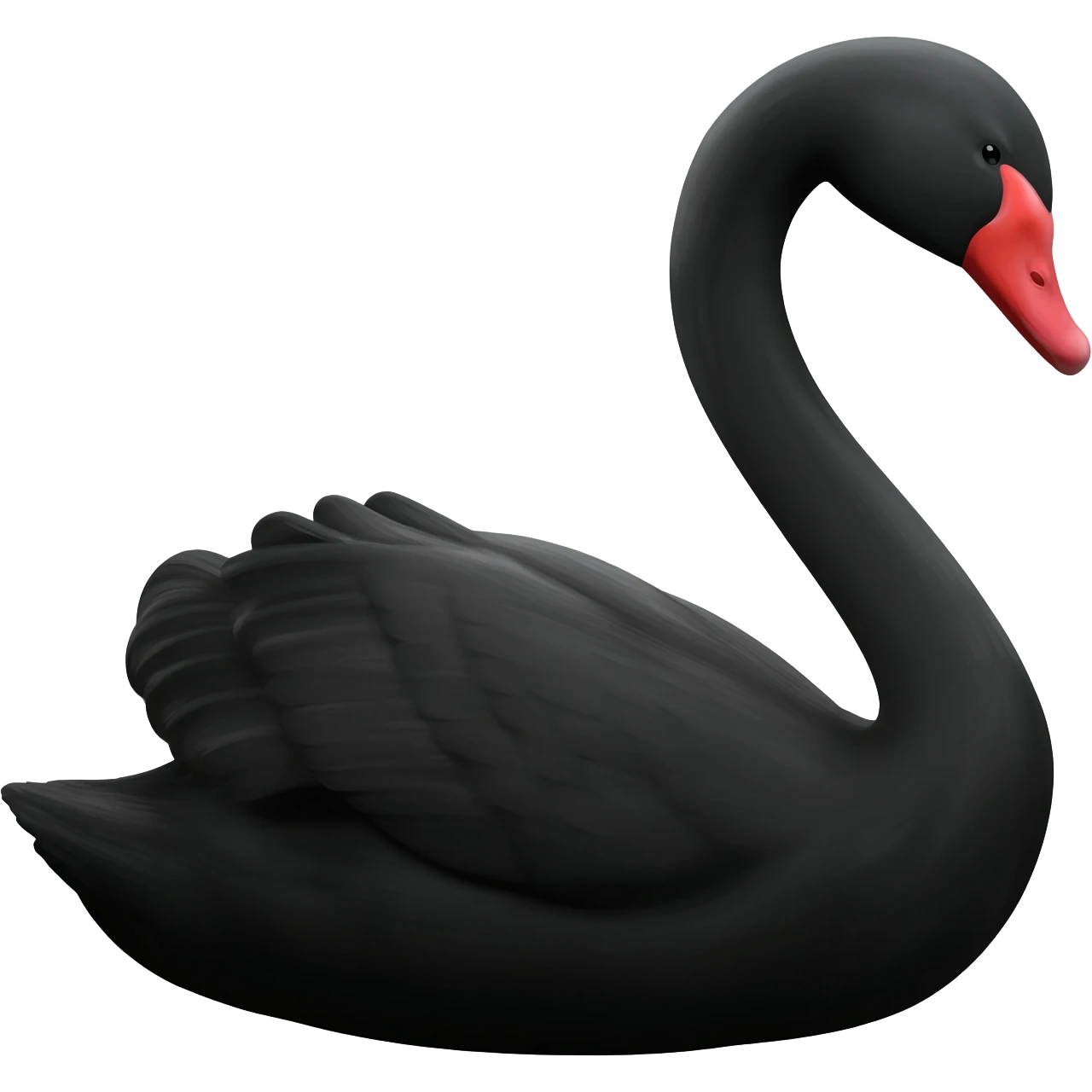 Black swan emoji